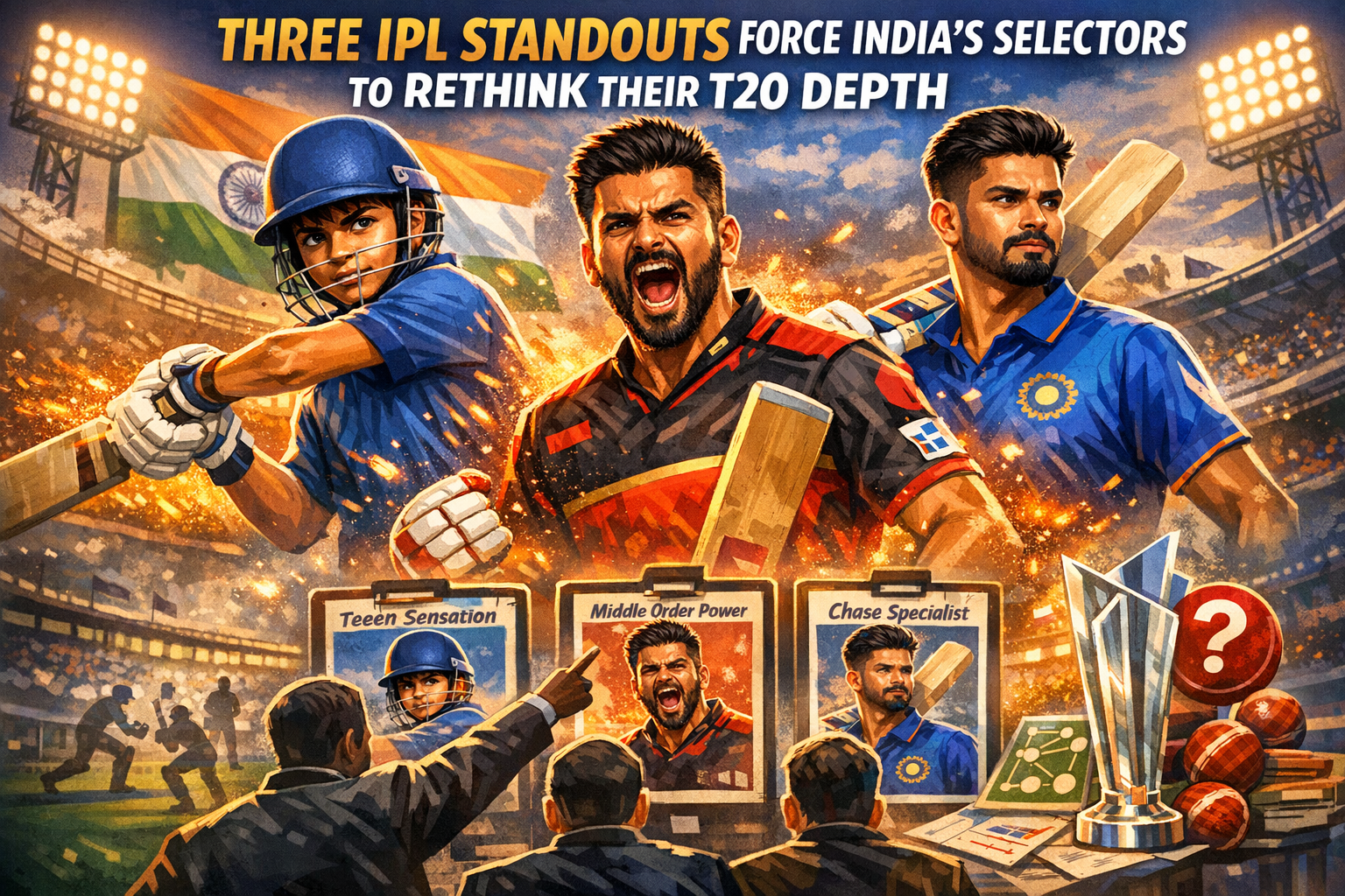 Three IPL Standouts Force India's Selectors to Rethink Their T20 Depth